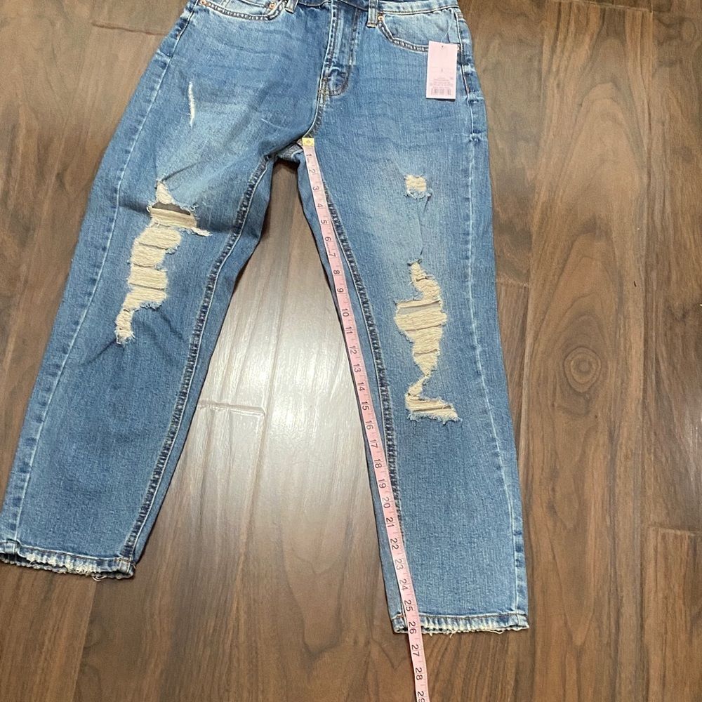 Wild Fable High Rise Mom Distressed Denim Jeans - Picture 11 of 11